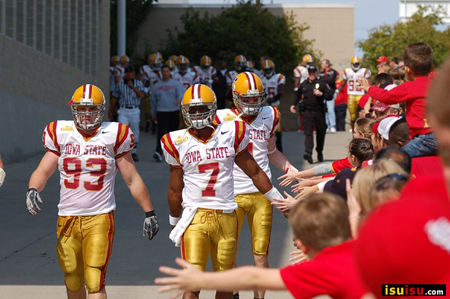 Iowa State Cyclone Football - Senior Captains (Bryce Braaksma, Bret Meyer, Todd Blythe)