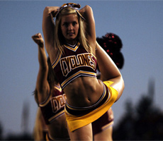 The Iowa State cheerleaders had plenty to cheer about last Saturday