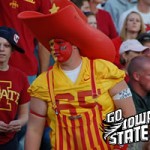 This fan got all dressed up for Iowa State