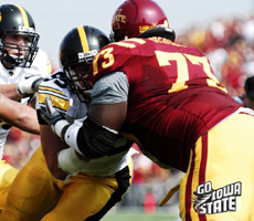 Reggie Stephens and the Cyclone OL was very good against Iowa and they should continue to get better