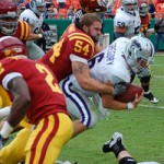 Jesse Smith had one of his best games as a Cyclone against Nebraska