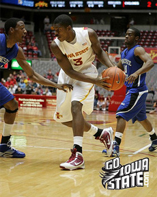 Marquis Gilstrap had 19 points and 10 rebounds in his best game as a Cyclone