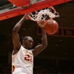 Laron Dendy and Iowa State was overmatched by a talented Jayhawk squad