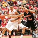 Diante Garrett leads the Cyclones in points, assists and steals