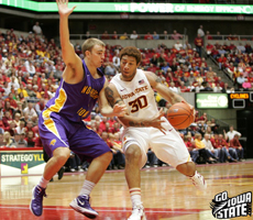 Royce White led the Cyclones with 15 points, 8 rebounds & 5 assists